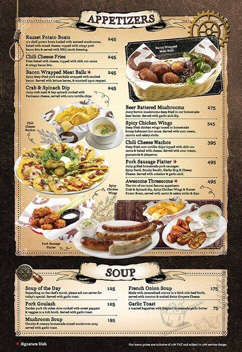 Carta de Morganfield's