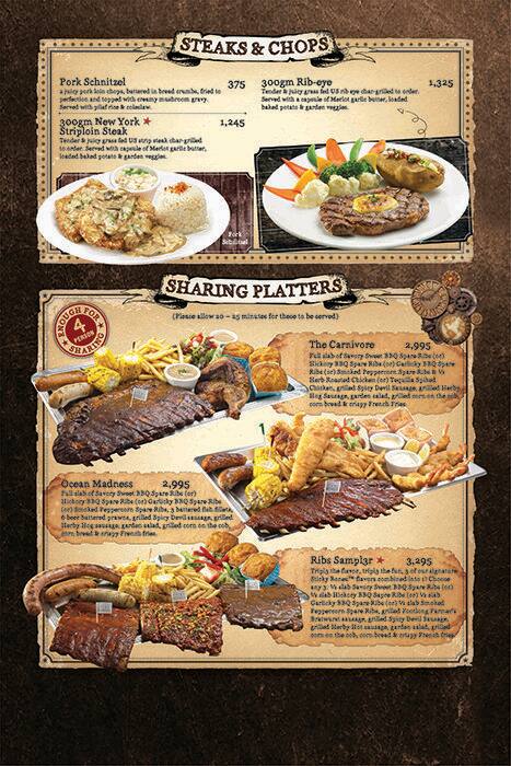 Carta de Morganfield's