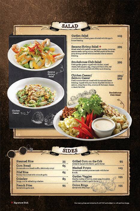Carta de Morganfield's