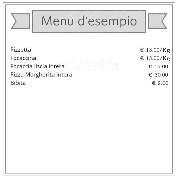 Menu di Spizzettando 