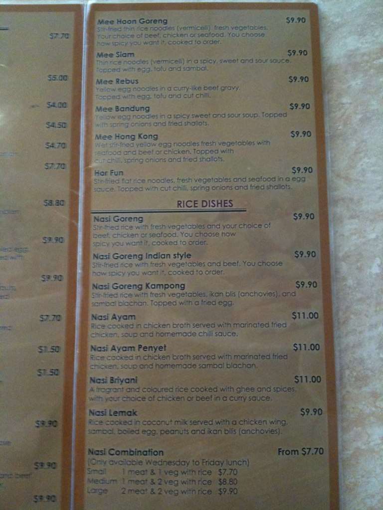 Carta de Makan Makan