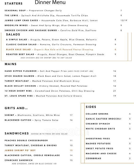 Menu At Peaches Restaurant New York City 393 Lewis Ave   8790d13386cd9c56634b84f8f72471a6 