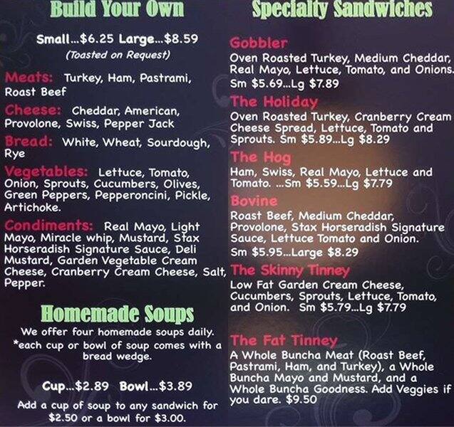 Stax Menu, Menu for Stax, Moscow, Moscow Urbanspoon/Zomato