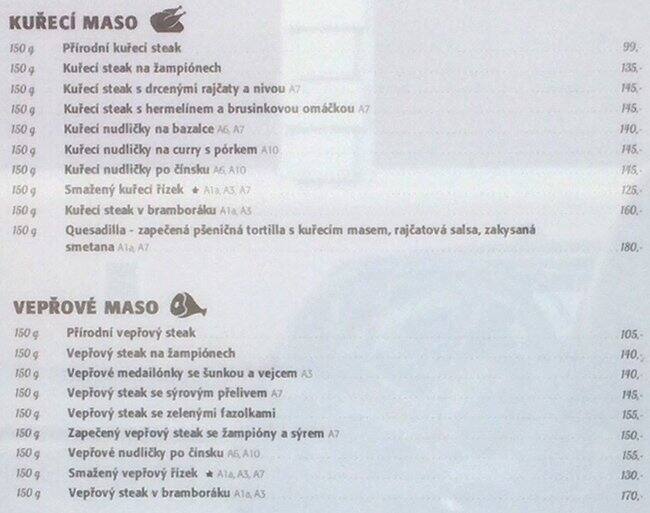 Carta de Marol Restaurant