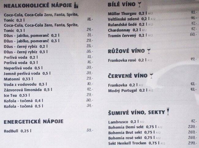 Carta de Marol Restaurant