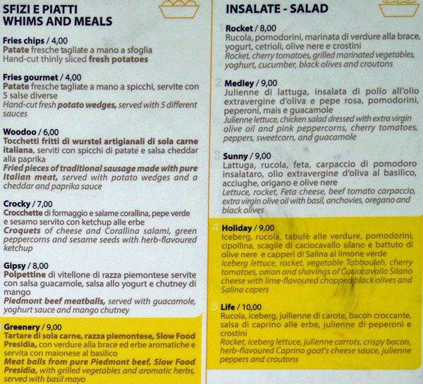 Menu di Ham Holy Burger 