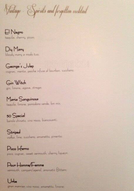 Menu di Scena Imperiale VII 