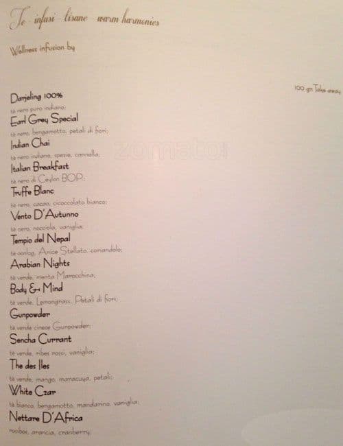 Menu di Scena Imperiale VII 