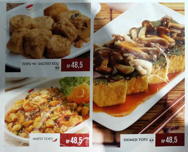 Menu at Rice Bowl Indonesia restaurant, Tangerang