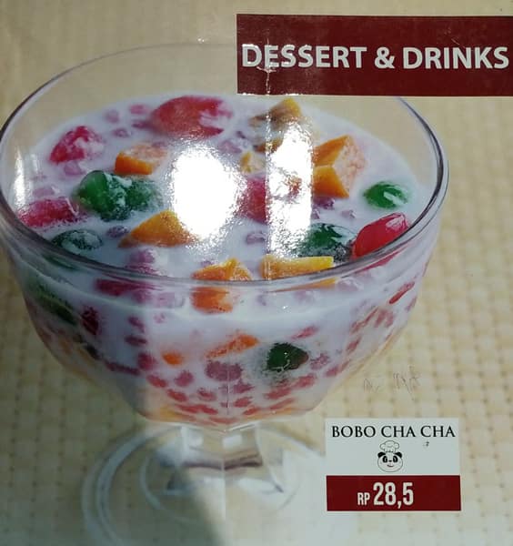 Menu at Rice Bowl Indonesia restaurant, Tangerang