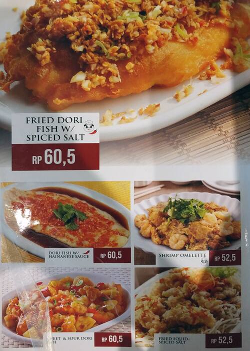 Menu at Rice Bowl Indonesia restaurant, Tangerang