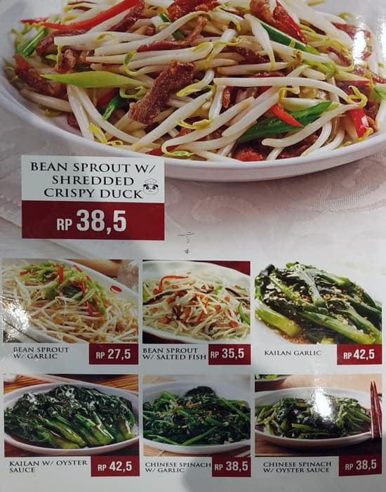 Menu at Rice Bowl Indonesia restaurant, Tangerang