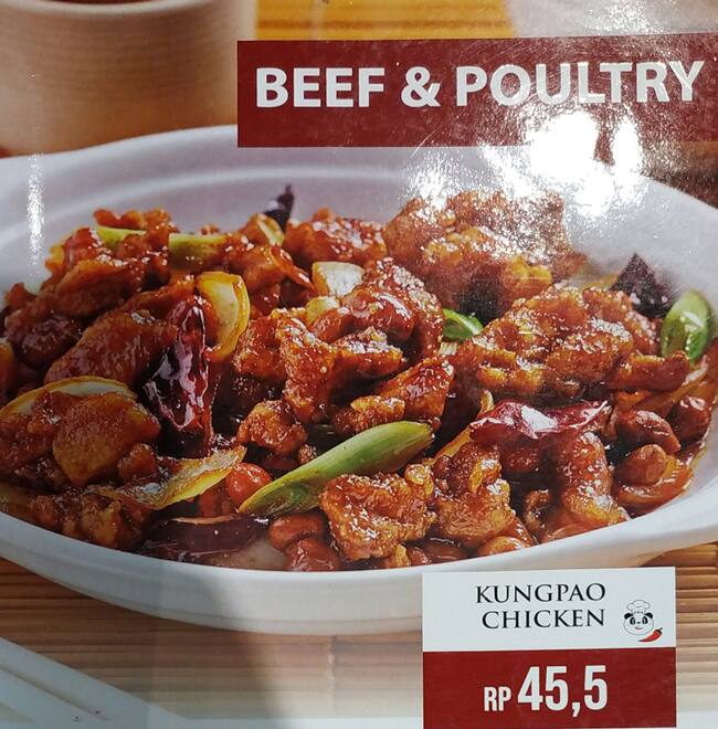 Menu at Rice Bowl Indonesia restaurant, Tangerang