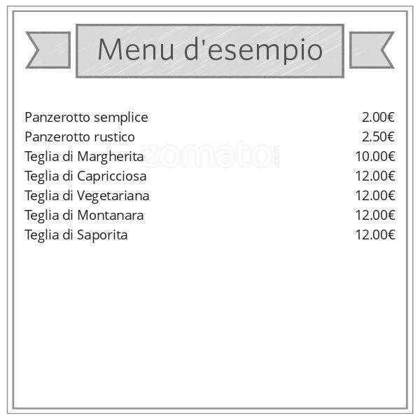 Menu di Panificio Villoresi 
