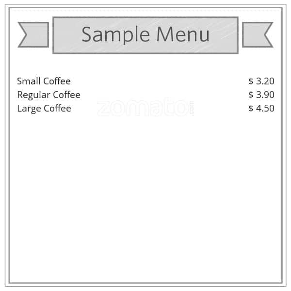 Scrubs Coffee Menu, Menu for Scrubs Coffee, Hawthorne, Brisbane