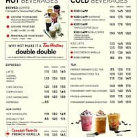 Tim Hortons Menu Menu For Tim Hortons Bonifacio Global City Taguig City