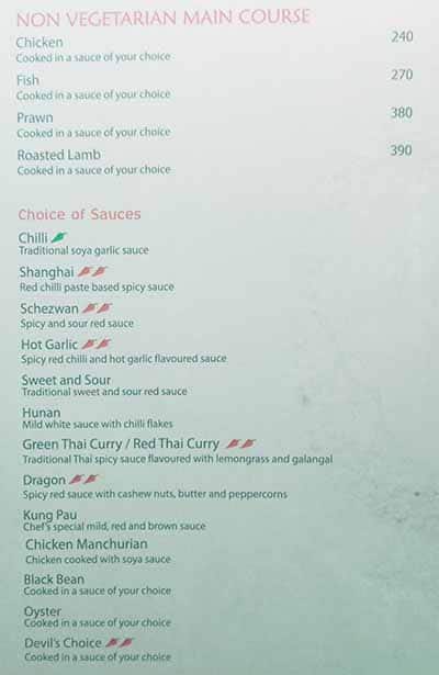 Chinese and Pizza Station menu