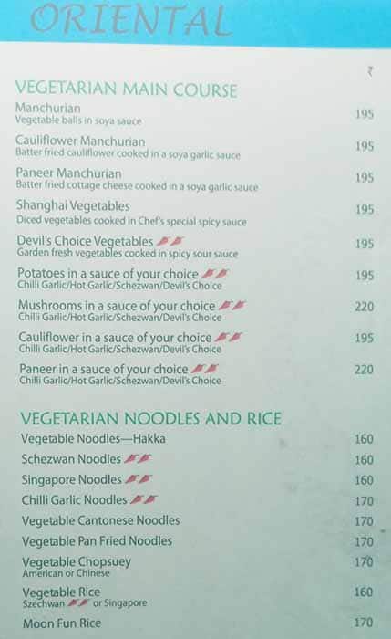 Chinese and Pizza Station menu