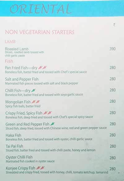 Chinese and Pizza Station menu
