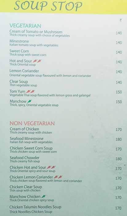 Chinese and Pizza Station menu