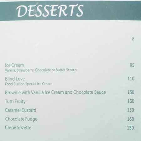 Chinese and Pizza Station menu