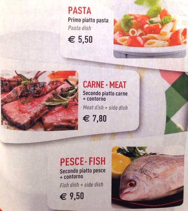 Menu di Rosticceria Fontana 