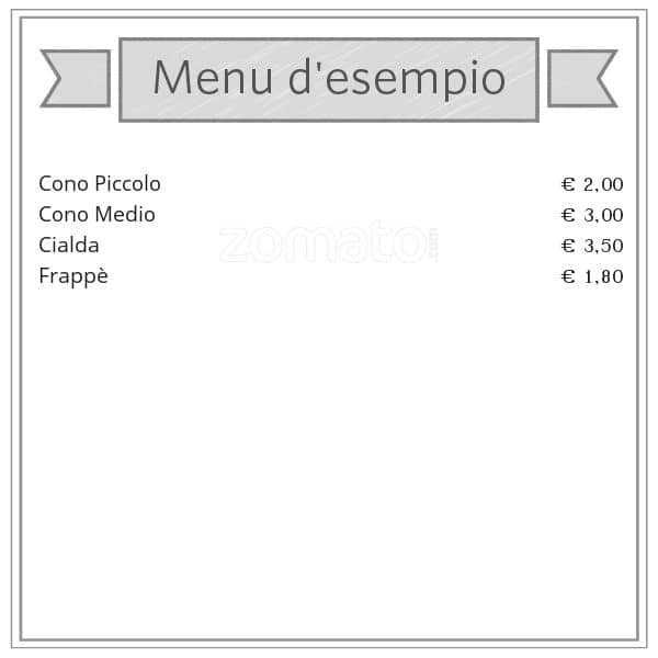Menu di Gelateria Labate golden ice 