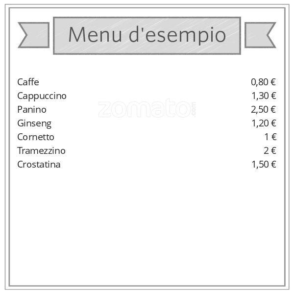 Menu di Gran Caffè Taranto 