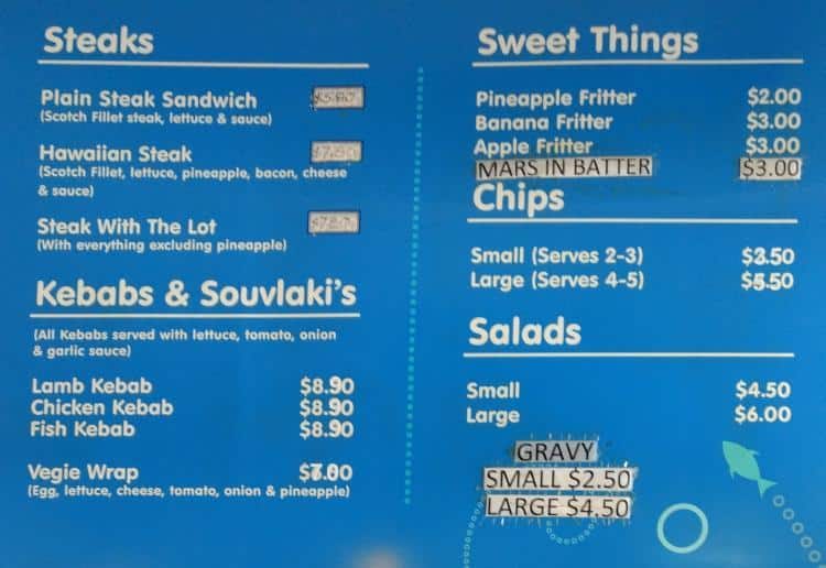 Menu at Point Hook Fish'n'Chips fast food, Point Cook Menu at Point Hook Fish'n'Chips fast food, Point Cook