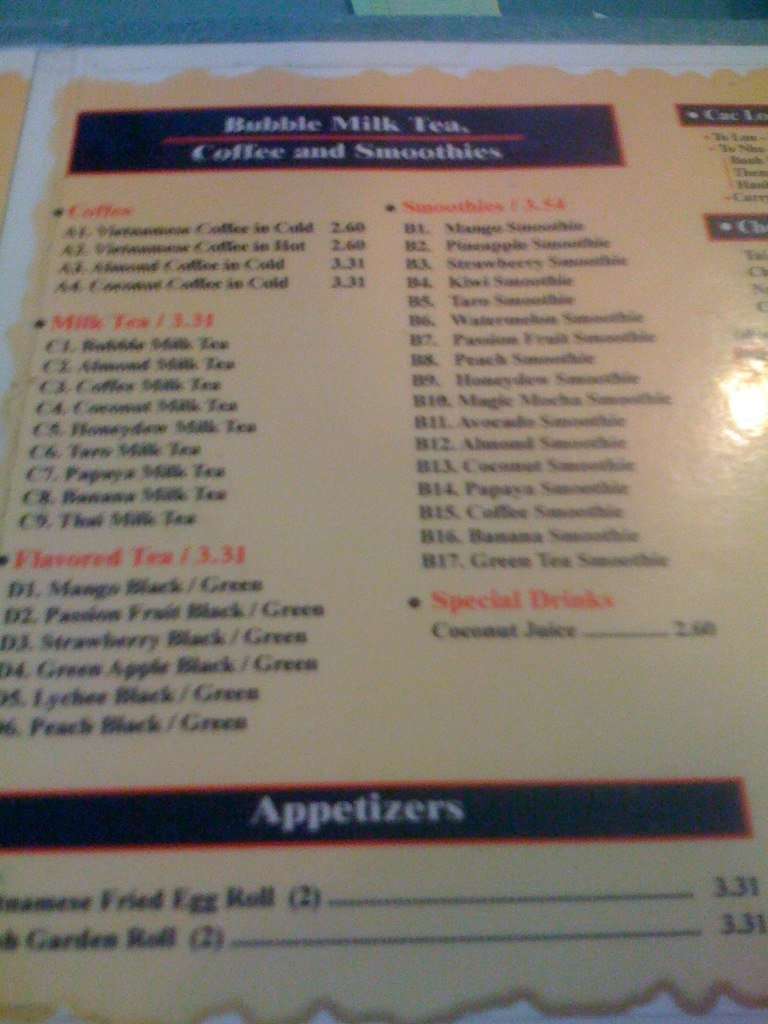 Pho 88 Menu, Menu for Pho 88, Beltsville, Prince County Urbanspoon/Zomato