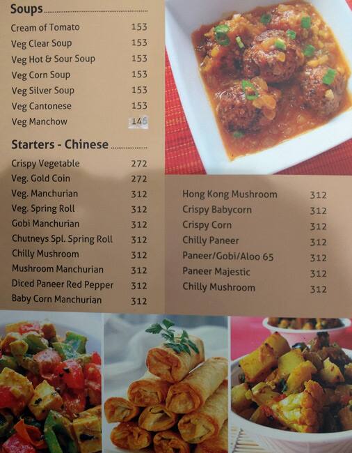 Chutneys Menu, Menu for Chutneys, Hitech City, Hyderabad Zomato