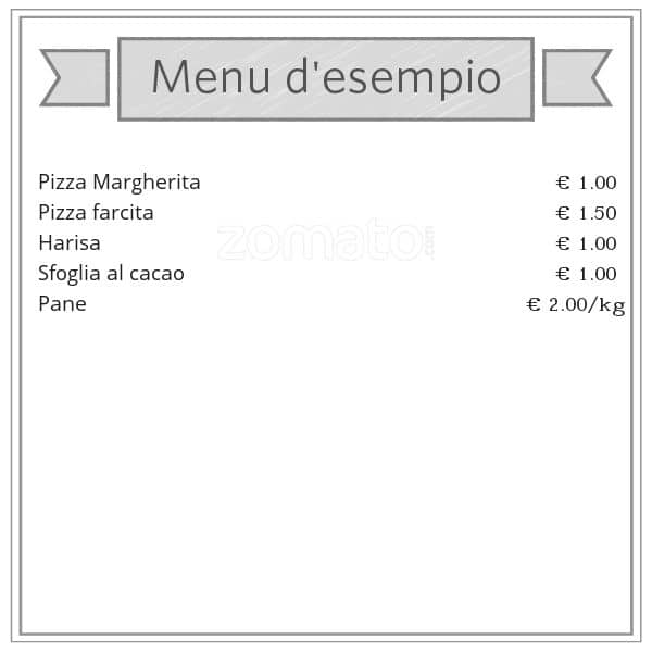 Menu di Ezzaitouna 