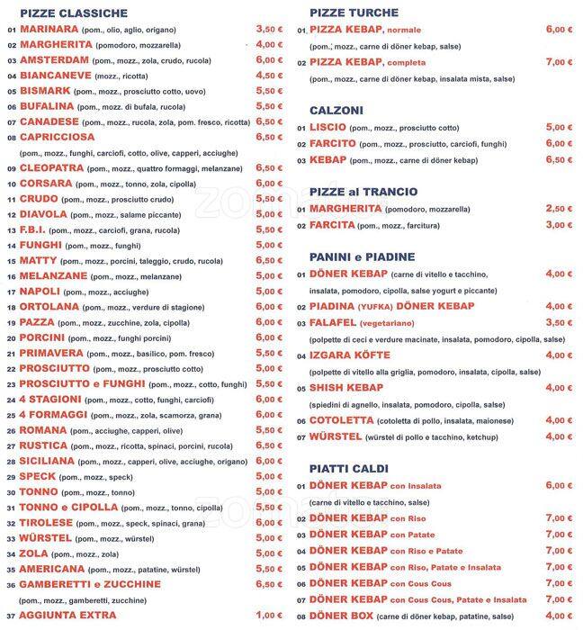 Menu di Istanbul Global 