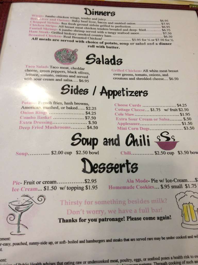 Back Door Cafe Menu Menu For Back Door Cafe Ladysmith Ladysmith