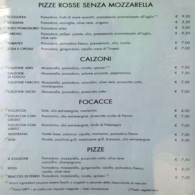 Menu di Grani & Braci 