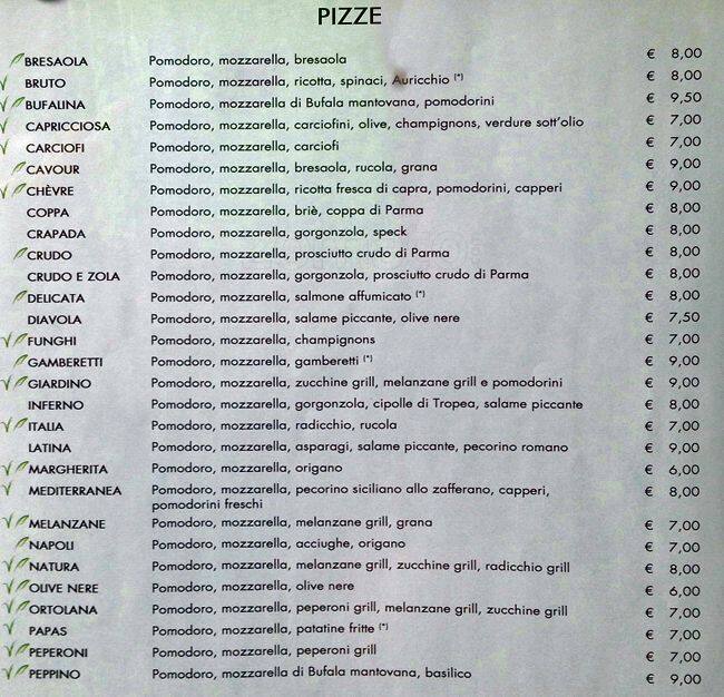 Menu di Grani & Braci 