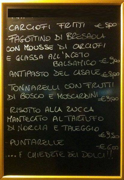 Menu di Almacrì 