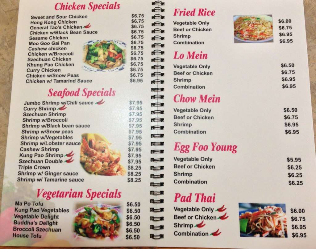 Carta de Orient Restaurant