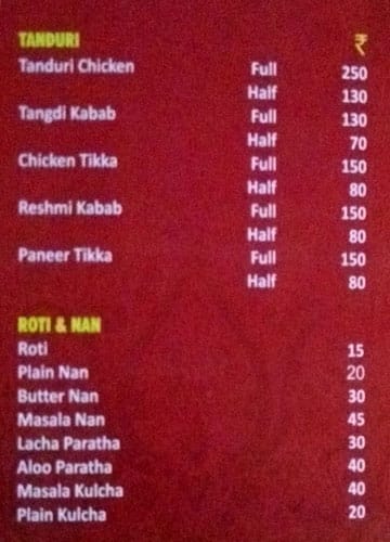 Country Kitchen Restaurant menu