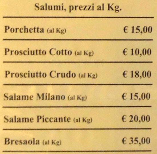 Menu di King's Sandwech 