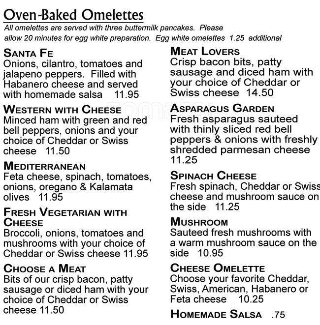 Walker Bros. Original Pancake House Menu Urbanspoon/Zomato