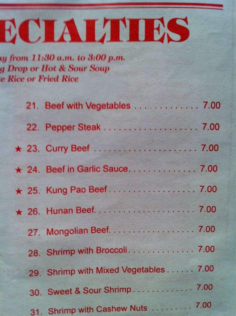 Menu at Golden Rice Bowl Chinese restaurant, Lauderdale Lakes, FL7
