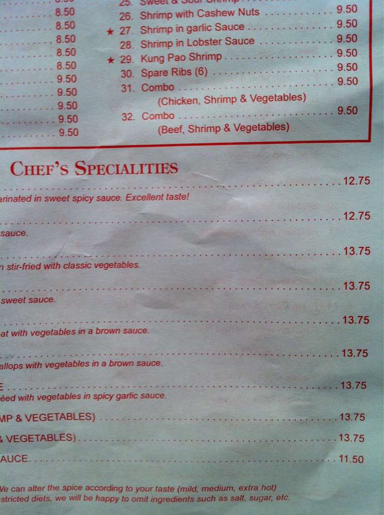 Menu at Golden Rice Bowl Chinese restaurant, Lauderdale Lakes, FL7