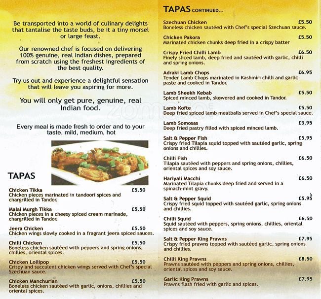 the windmill restaurant menu