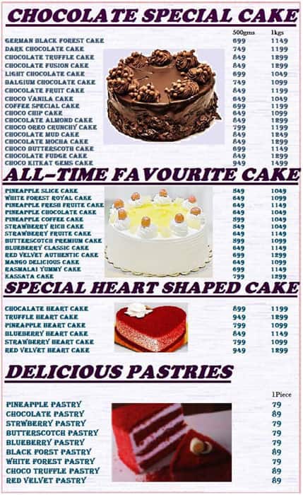 Cake Valley, Mahanagar order online - Zomato