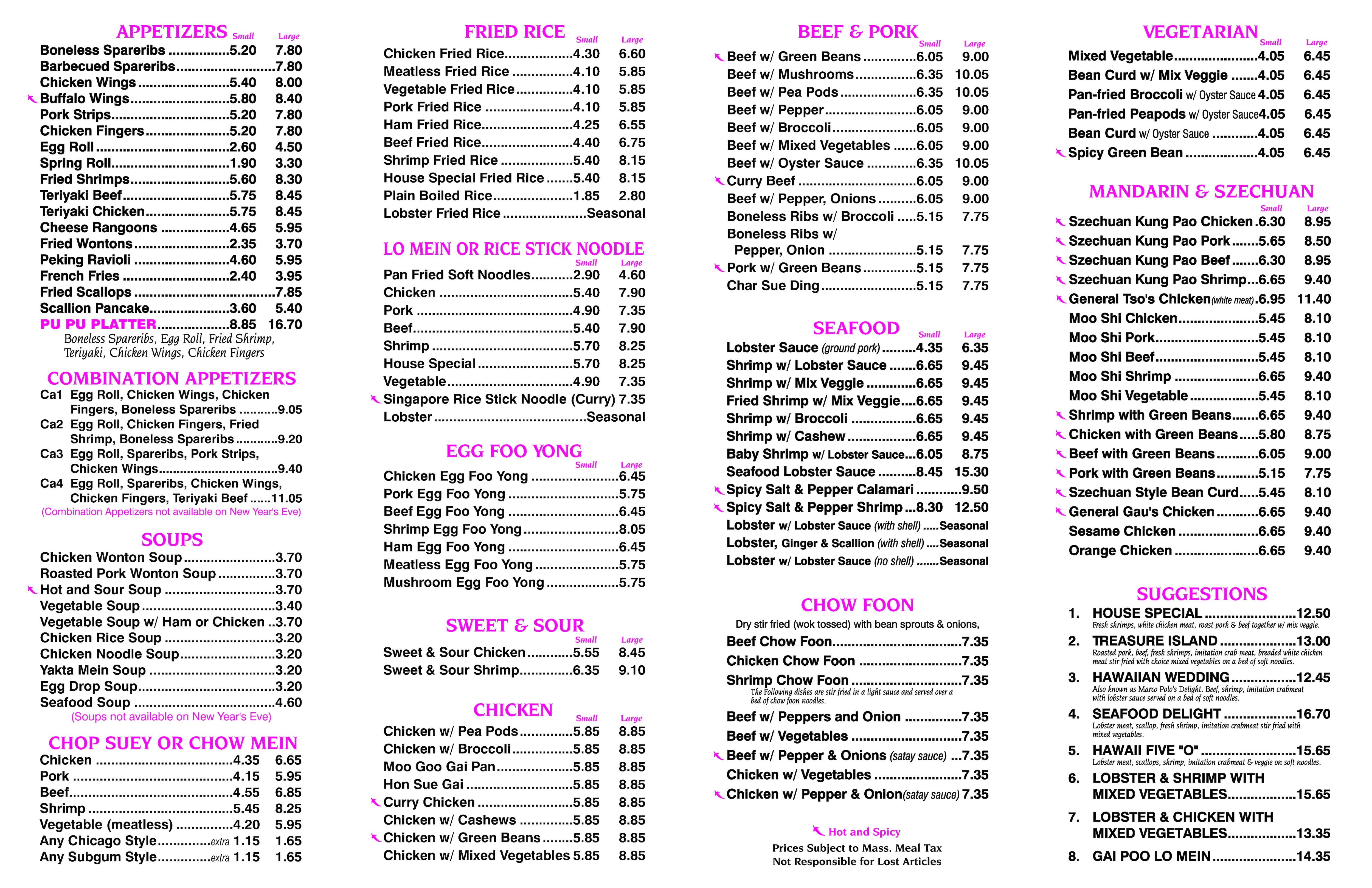 Great Chef Chinese Food Menu, Menu for Great Chef Chinese Food ...