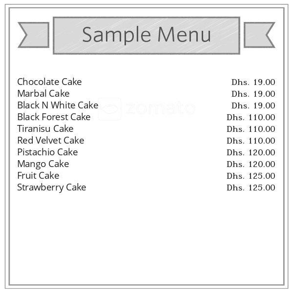 Miss J Cafe Menu Menu For Miss J Cafe Al Jimi Al Ain