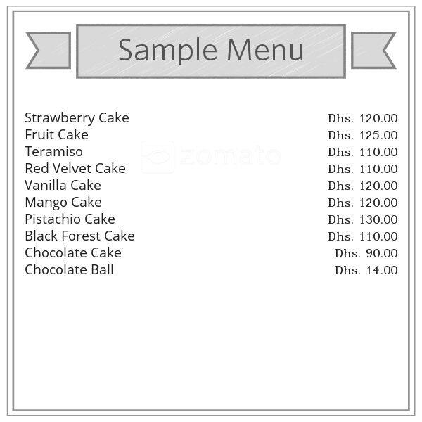 Miss J Cafe Menu Menu For Miss J Cafe Al Jimi Al Ain