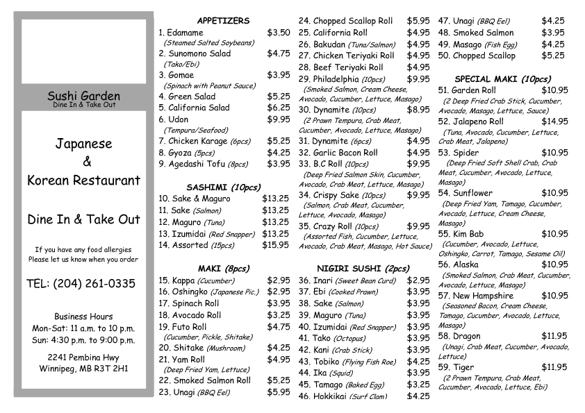 cibo restaurant winnipeg menu