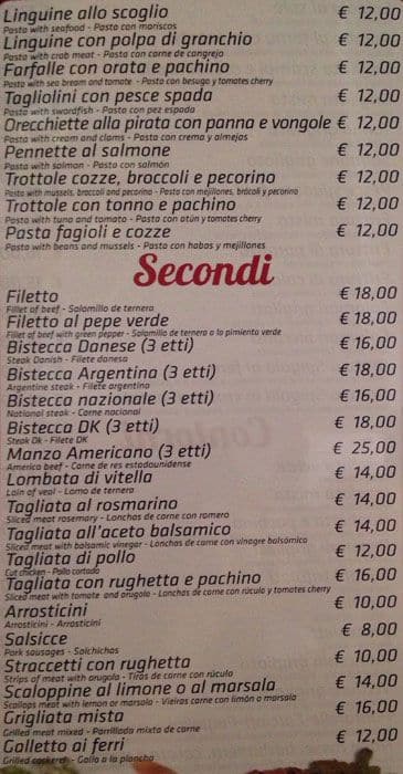 Menu di Il Carpaccio 